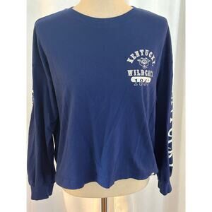 ‘47 UK University Kentucky Women's Wildcats Cropped LS Shirt
